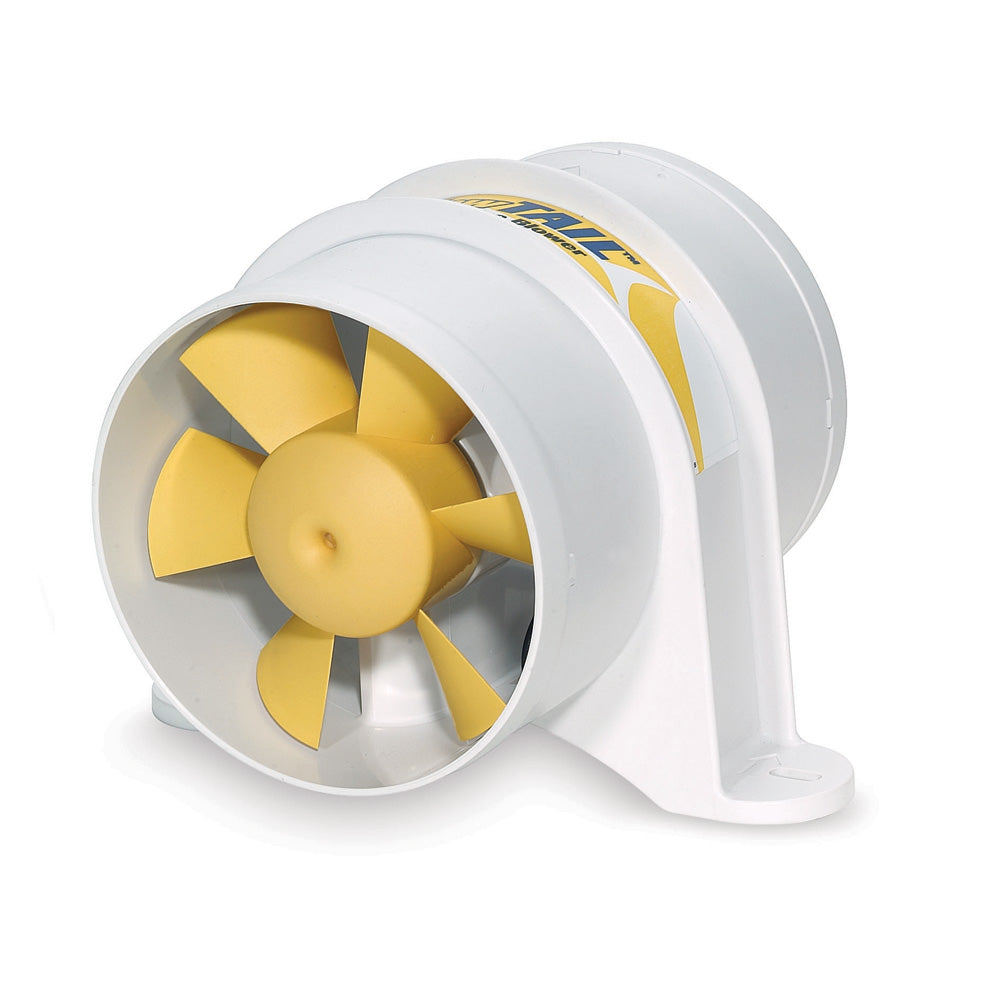 Shurflo by Pentair YELLOWTAIL 4" Marine Blower - 12 VDC, 215 CFM - Deckhand Marine Supply