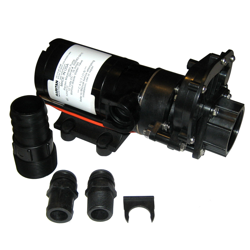 Raritan Macerator Pump - 12v w/Waste Valve - Deckhand Marine Supply