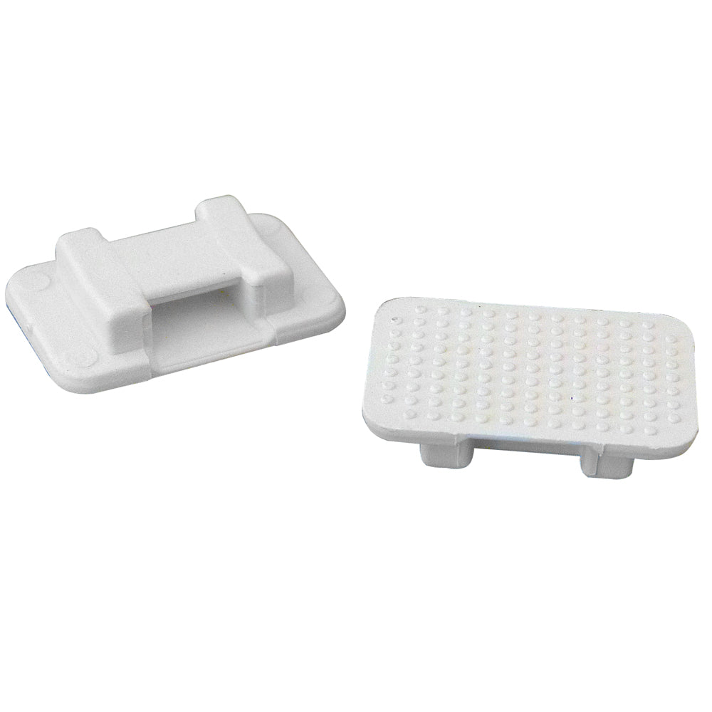 Weld Mount AT-5 Large White Nylon Tie Mount - Qty. 500 - Deckhand Marine Supply