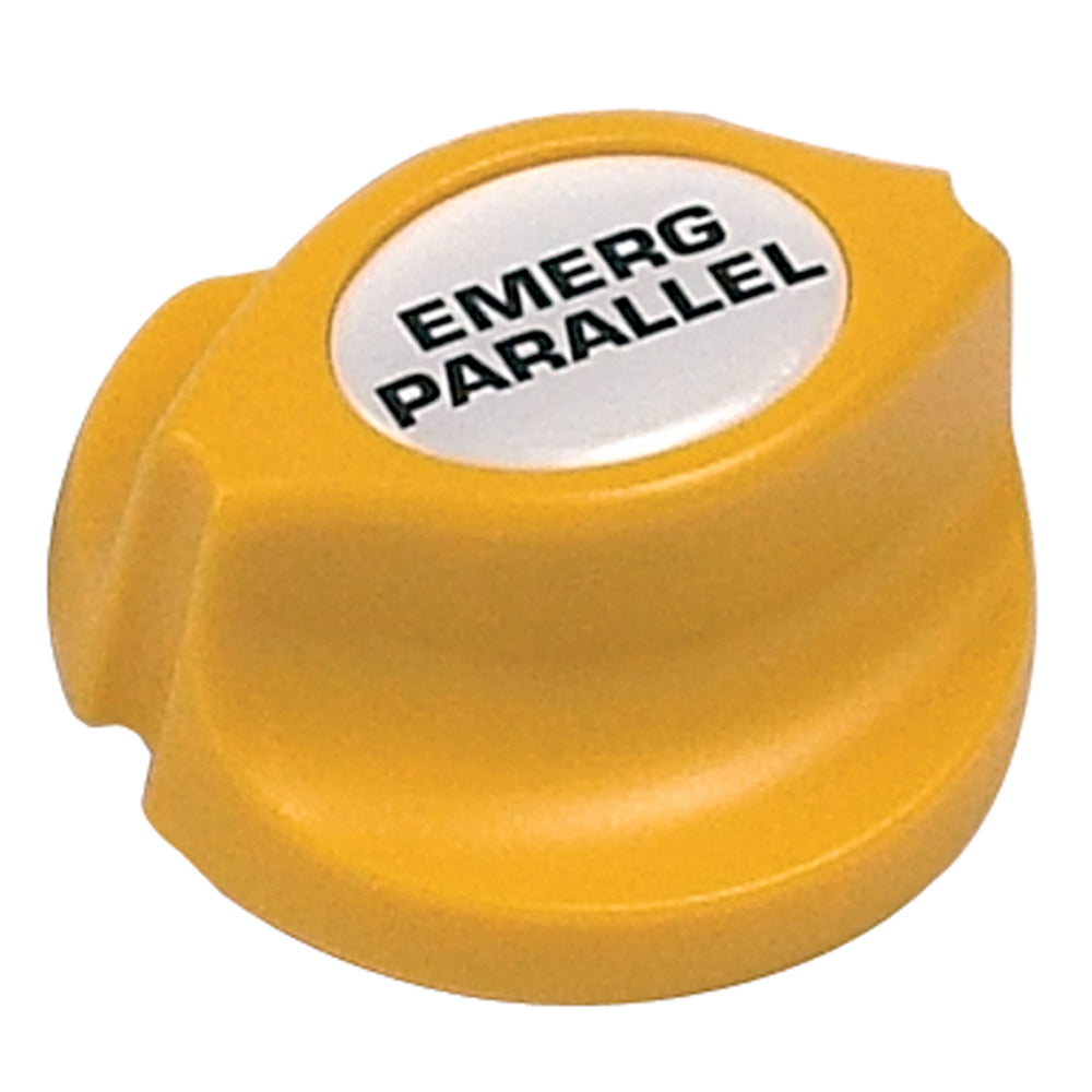 BEP Emergency Parallel Battery Knob - Yellow - Easy Fit - Deckhand Marine Supply