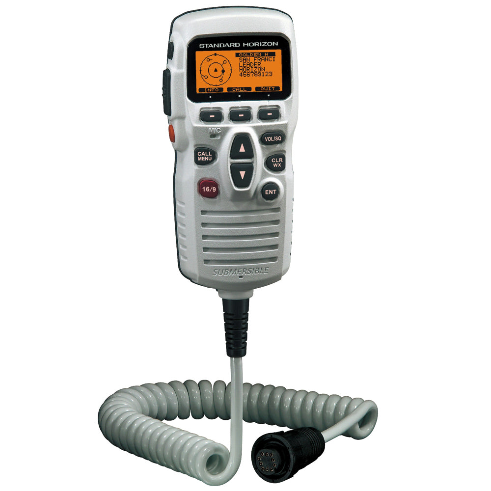 Standard Horizon RAM3+ Remote Station Microphone - White - Deckhand Marine Supply