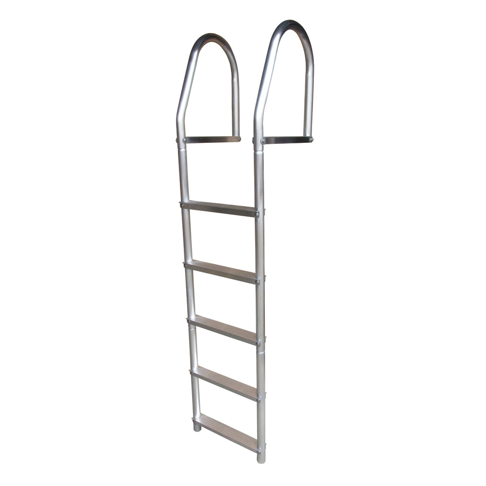 Dock Edge Fixed Eco - Weld Free Aluminum 5-Step Dock Ladder - Deckhand Marine Supply