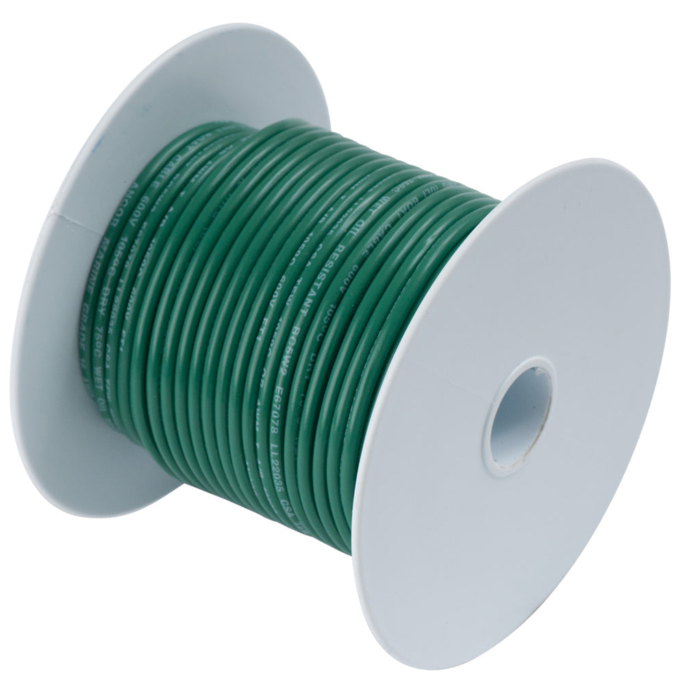 Ancor Green 18 AWG Tinned Copper Wire - 500' - Deckhand Marine Supply