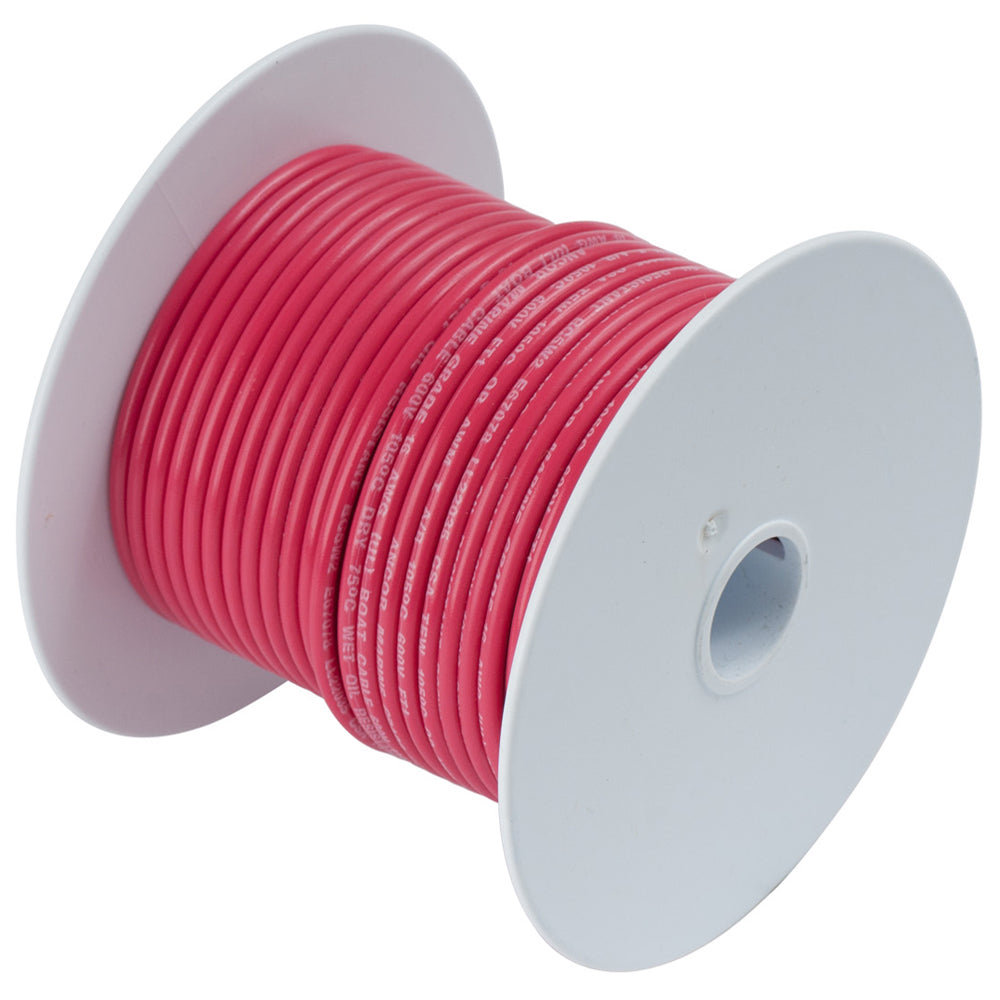 Ancor Red 16 AWG Tinned Copper Wire - 500' - Deckhand Marine Supply