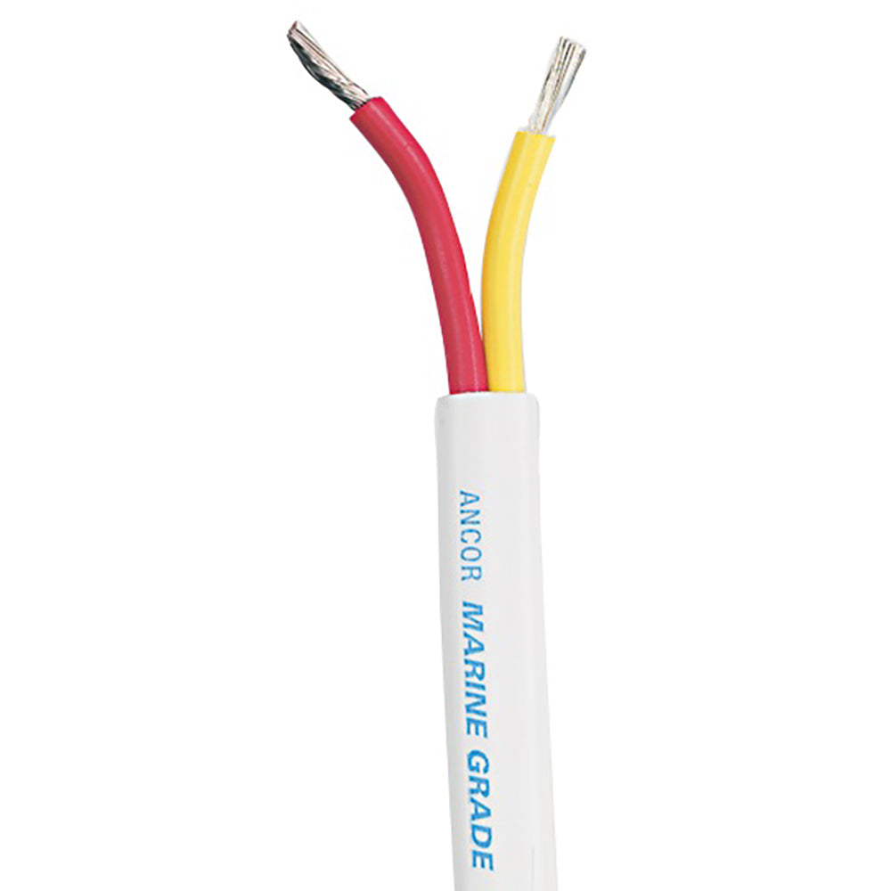 Ancor Safety Duplex Cable - 10/2 AWG - Red/Yellow - Flat - 25' - Deckhand Marine Supply