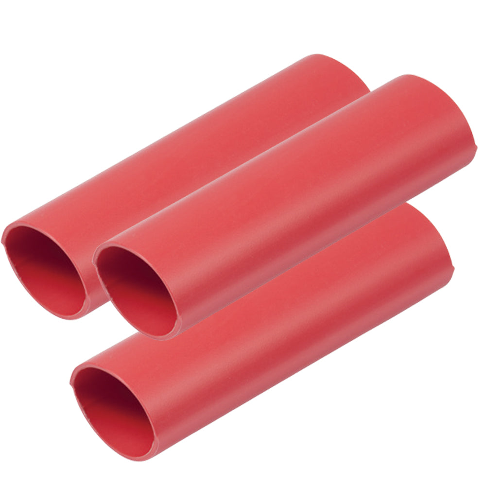 Ancor Heavy Wall Heat Shrink Tubing - 3/4" x 3" - 3-Pack - Red - Deckhand Marine Supply
