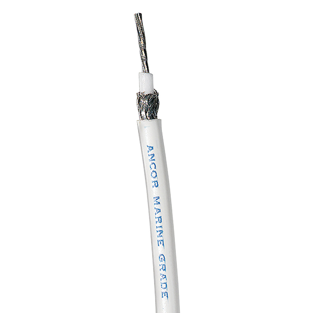 Ancor White RG 213 Tinned Coaxial Cable - 250' - Deckhand Marine Supply
