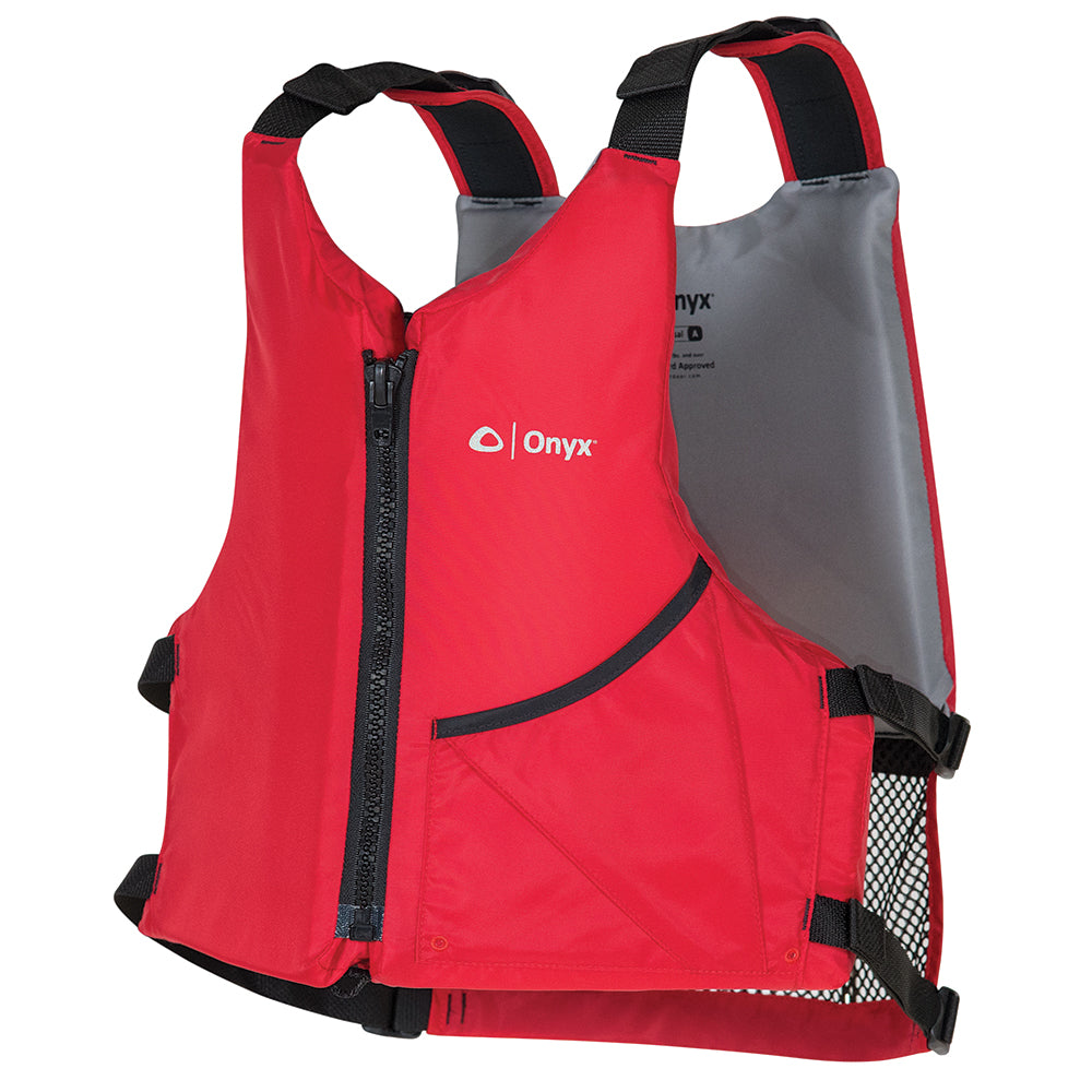 Onyx Universal Paddle Vest - Adult Universal - Red - Deckhand Marine Supply