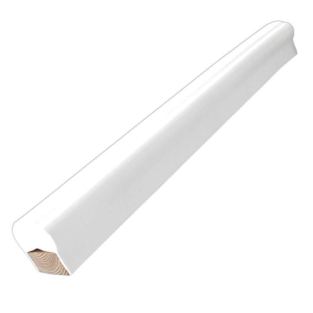 Dock Edge Piling Post Bumper - One End Capped - 6' - White - Deckhand Marine Supply