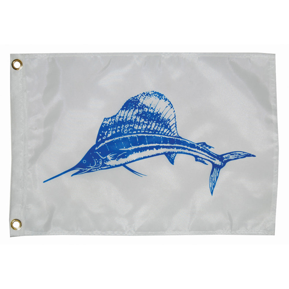 Taylor Made 12" x 18" Sailfish Flag - Deckhand Marine Supply