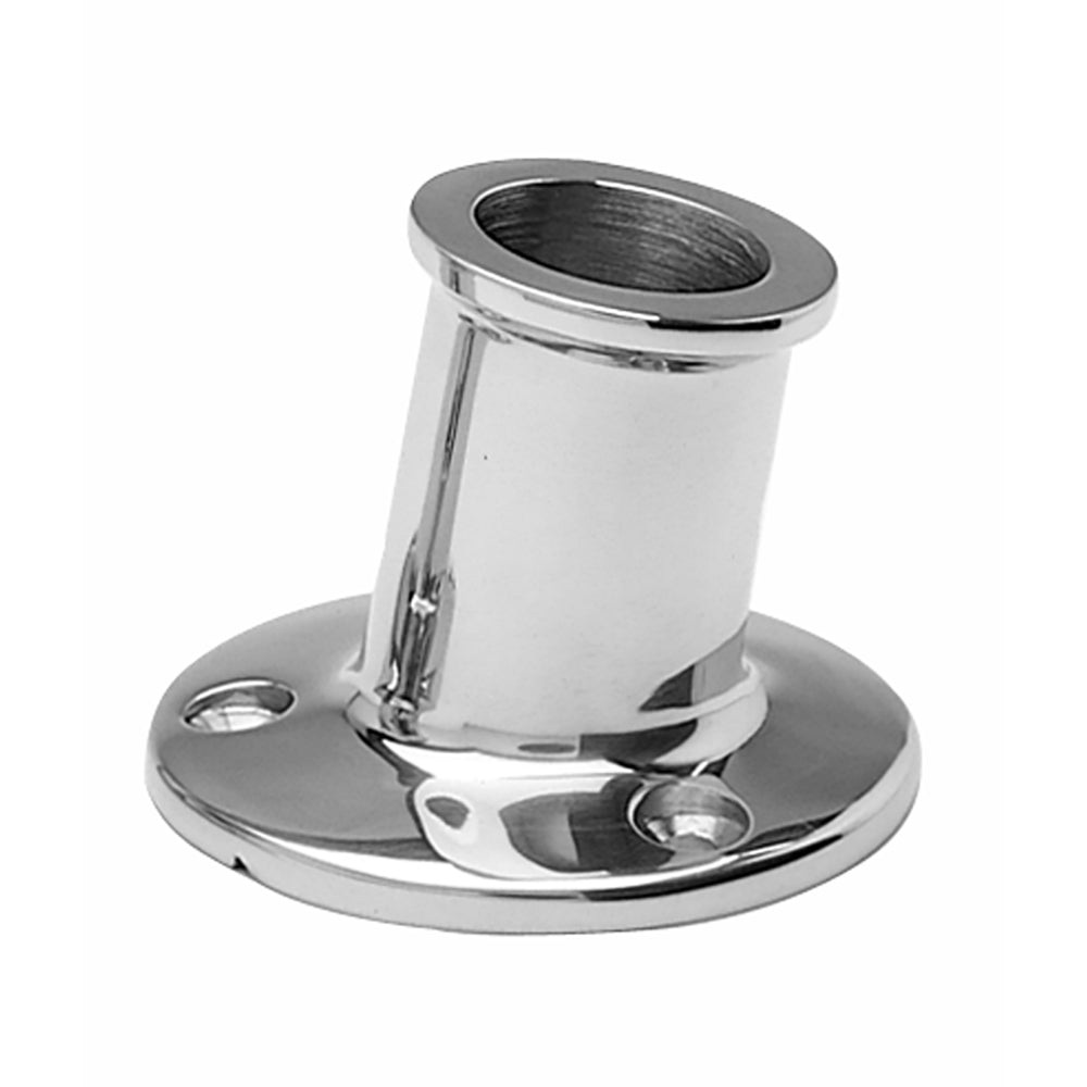 Taylor Made 1" SS Top Mount Flag Pole Socket - Deckhand Marine Supply