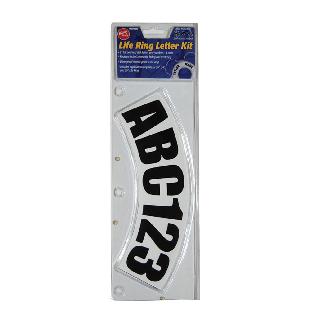Taylor Made Life Ring Letter Kit - Deckhand Marine Supply