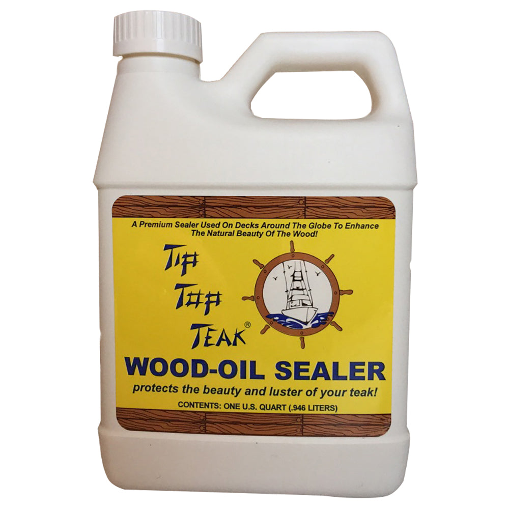 Tip Top Teak Wood Oil Sealer - Quart - Deckhand Marine Supply