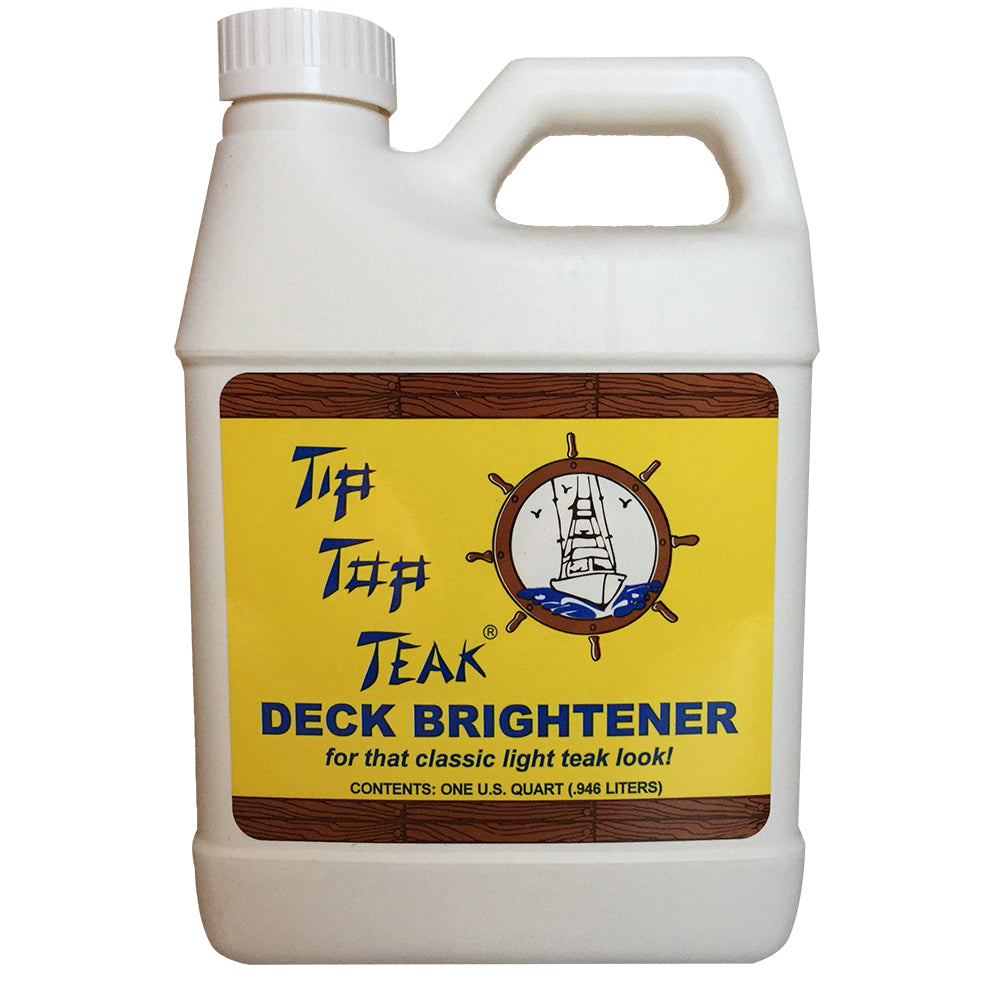 Tip Top Teak Deck Brightener - Quart - Deckhand Marine Supply