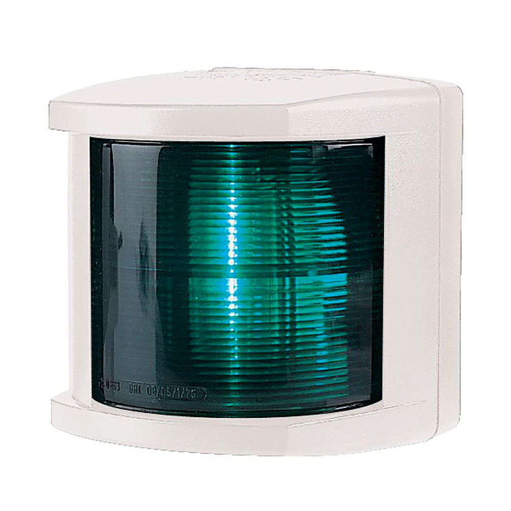 Hella Marine Starboard Navigation Light - Incandescent - 2nm - White Housing - 12V - Deckhand Marine Supply