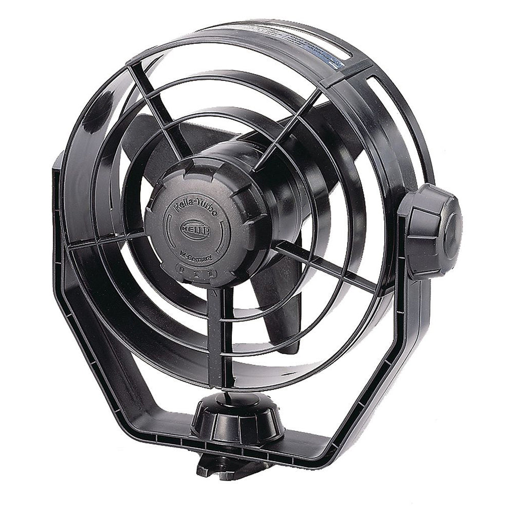 Hella Marine 2-Speed Turbo Fan - 24V - Black - Deckhand Marine Supply