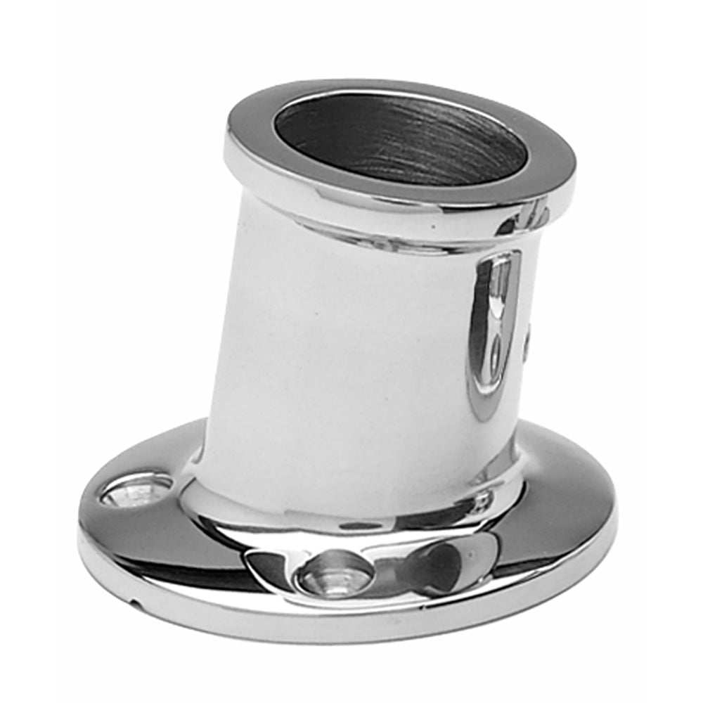Taylor Made 1-1/4" SS Top Mount Flag Pole Socket - Deckhand Marine Supply