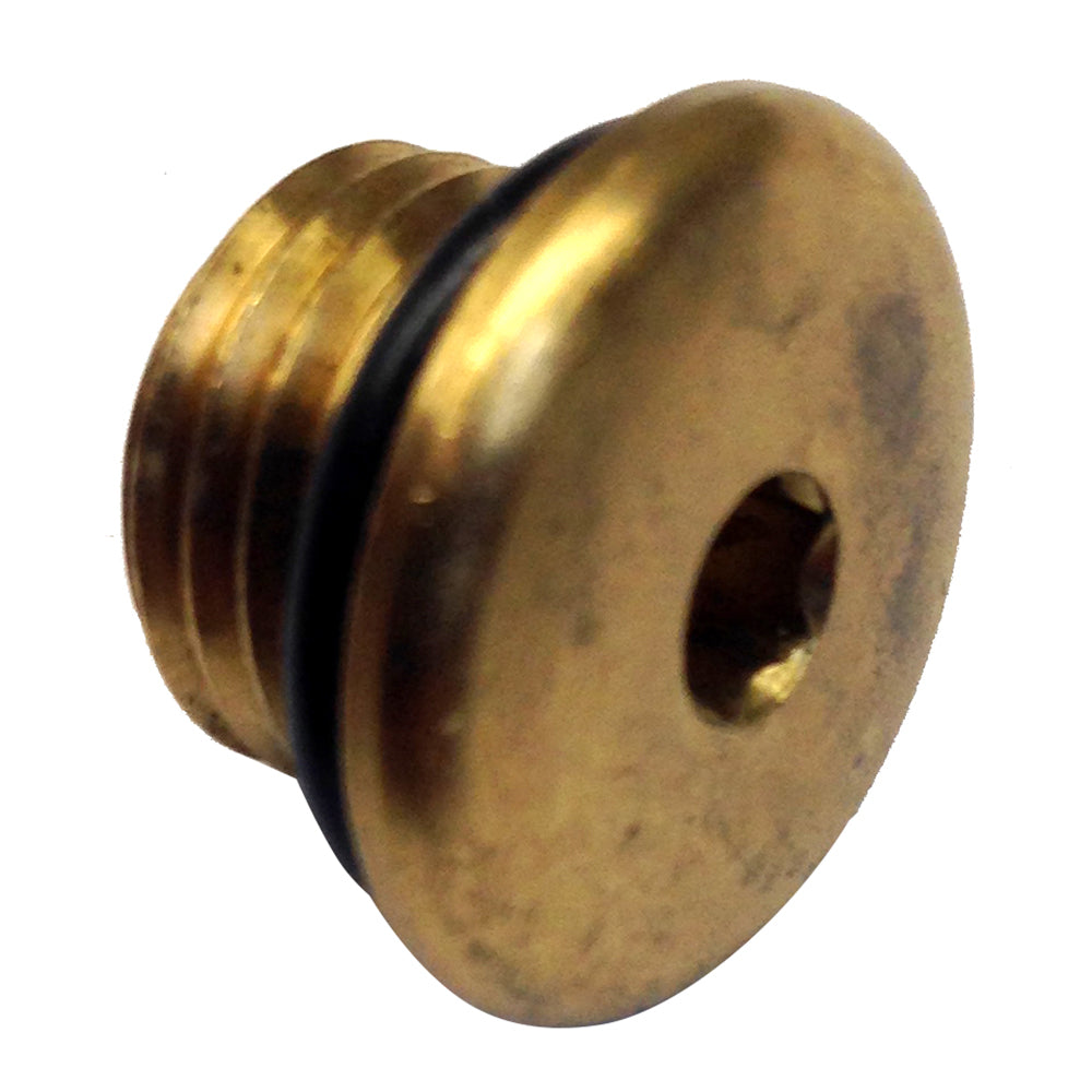 Uflex Brass Plug w/O-Ring for Pumps - Deckhand Marine Supply