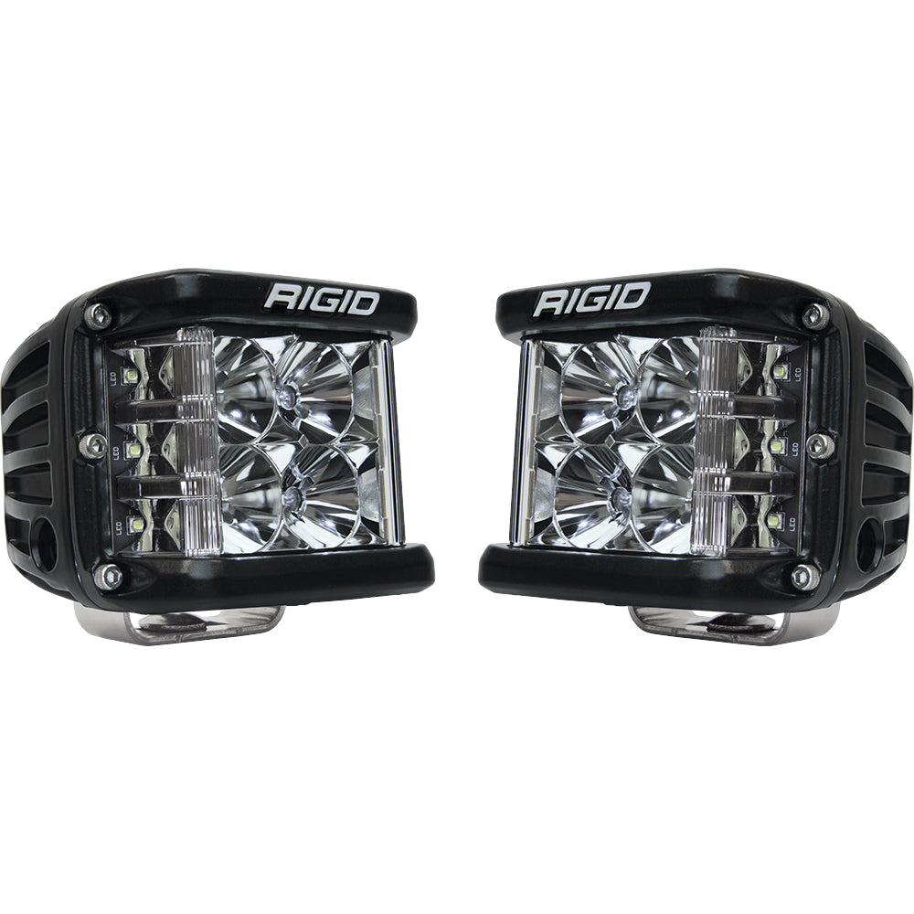 RIGID Industries D-SS Series PRO Flood LED Surface Mount - Pair - Black - Deckhand Marine Supply