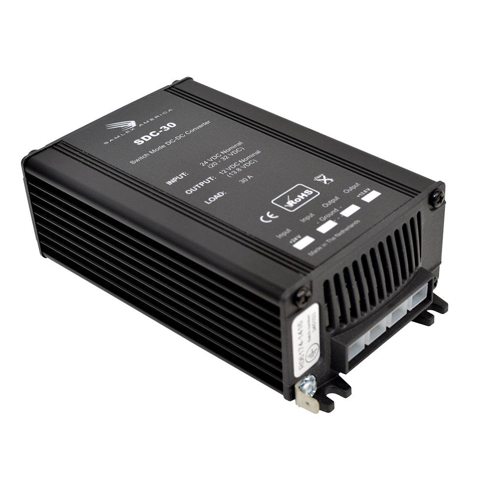 Samlex 30A Non-Isolated Step-Down 24VDC-12VDC Converter - Deckhand Marine Supply