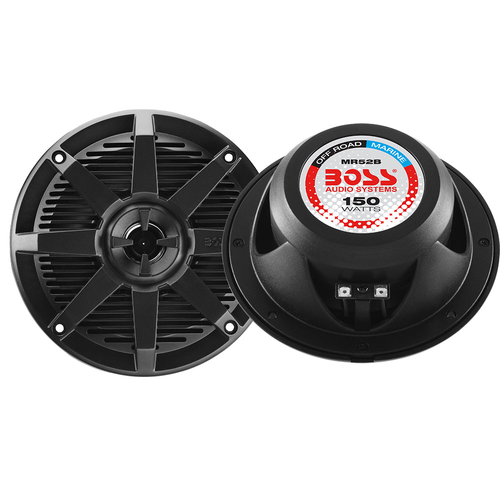 Boss Audio 5.25" MR52B Speaker - Black - 150W - Deckhand Marine Supply