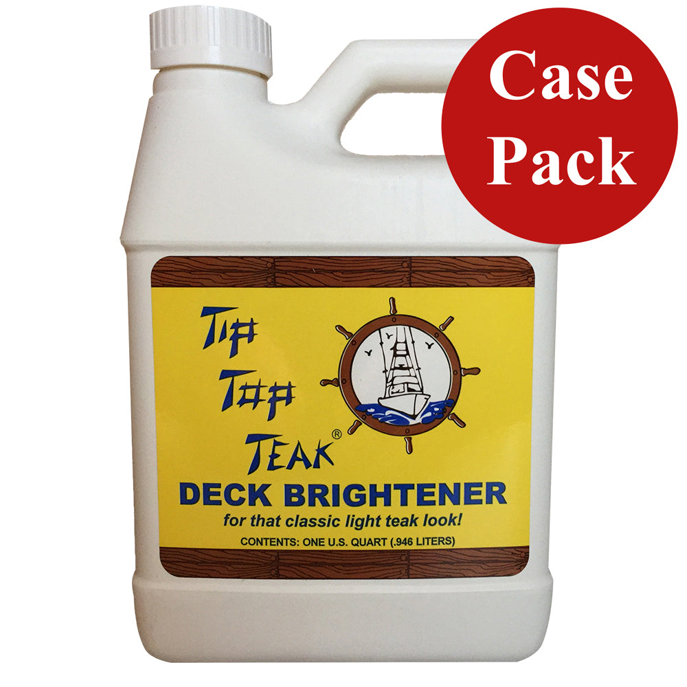 Tip Top Teak Tip Top Teak Deck Brightener - Quart - *Case of 12* - Deckhand Marine Supply