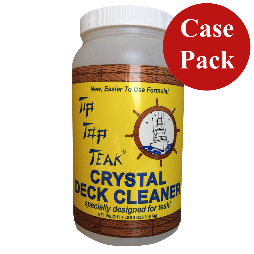 Tip Top Teak Tip Top Teak Crystal Deck Cleaner - Half Gallon (4lbs 3oz) - *Case of 6* - Deckhand Marine Supply