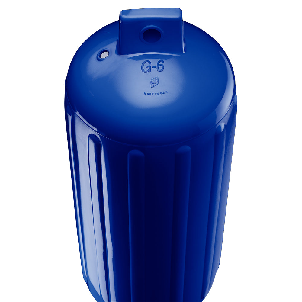 Polyform G-6 Twin Eye Fender 11" x 30" - Cobalt Blue - Deckhand Marine Supply