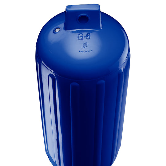 Polyform G-6 Twin Eye Fender 11" x 30" - Cobalt Blue - Deckhand Marine Supply