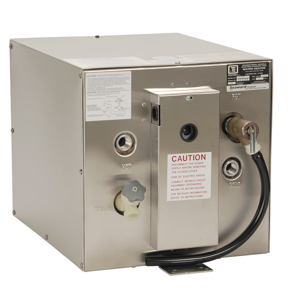 Whale Seaward 11 Gallon Hot Water Heater - Stainless Steel - 120V - 1500W - Deckhand Marine Supply