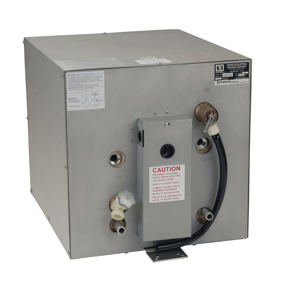 Whale Seaward 11 Gallon Hot Water Heater w/Front Heat Exchanger - Galvanized Steel - 240V - 1500W - Deckhand Marine Supply