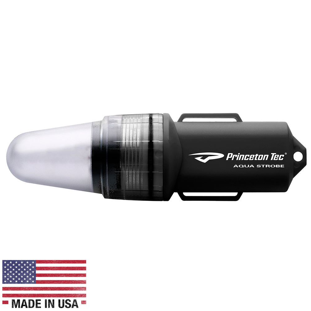 Princeton Tec Aqua Strobe LED - Black - Deckhand Marine Supply
