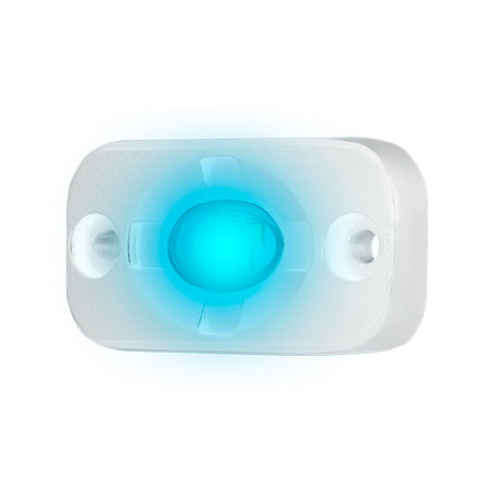 HEISE Marine Auxiliary Accent Lighting Pod - 1.5" x 3" - White/Blue - Deckhand Marine Supply