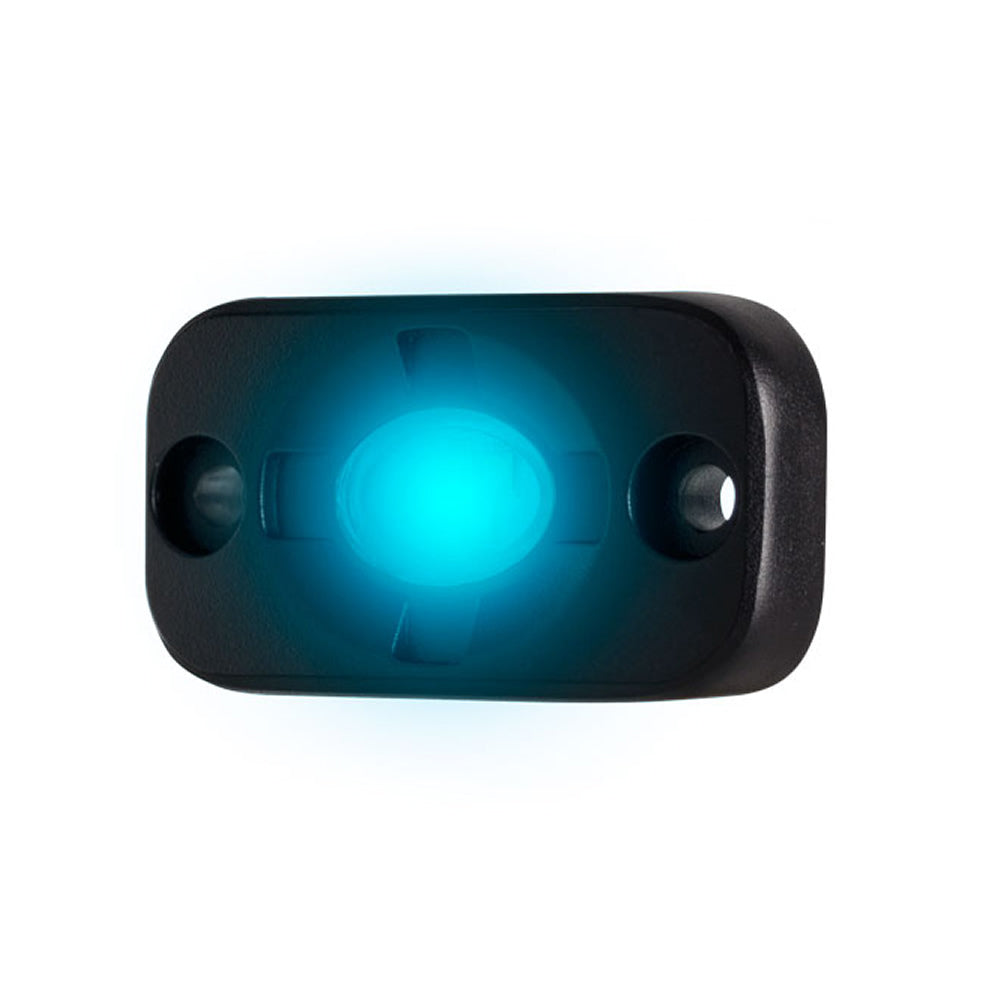HEISE Auxiliary Accent Lighting Pod - 1.5" x 3" - Black/Blue - Deckhand Marine Supply