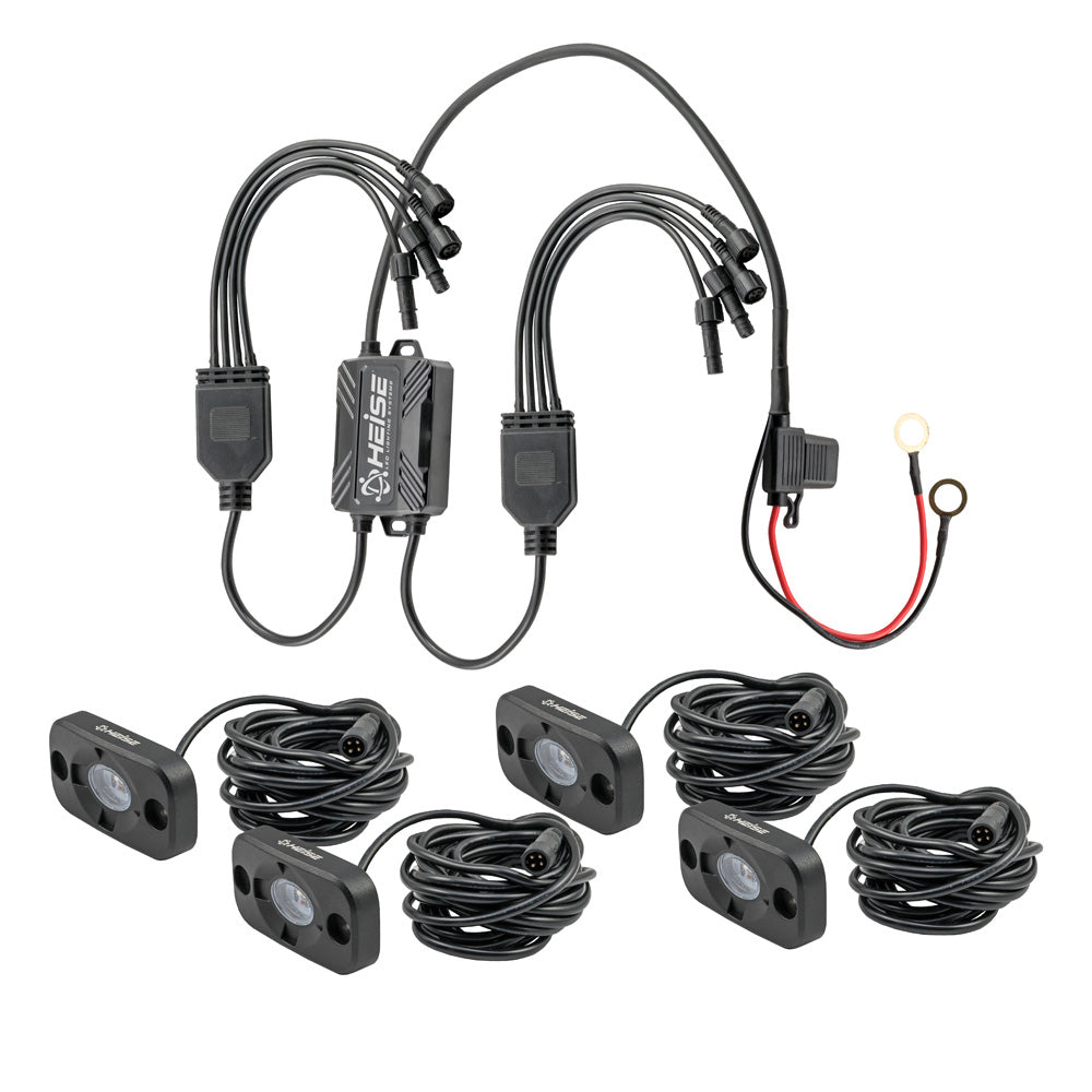 HEISE RGB Accent Lighting Kit - 4 Pack - Deckhand Marine Supply