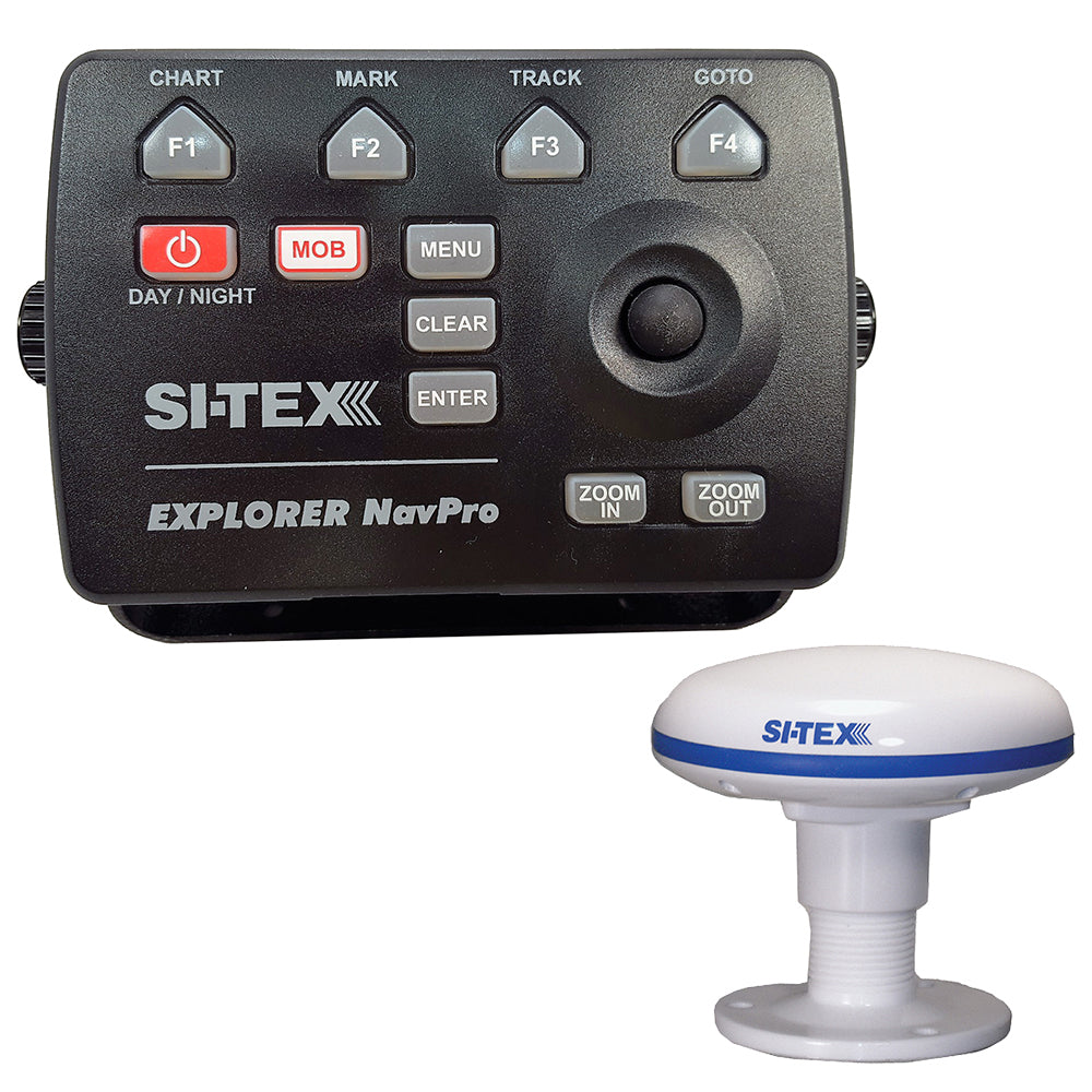 SI-TEX Explorer NavPro w/Wi-Fi  GPK-11 GPS Antenna - Deckhand Marine Supply