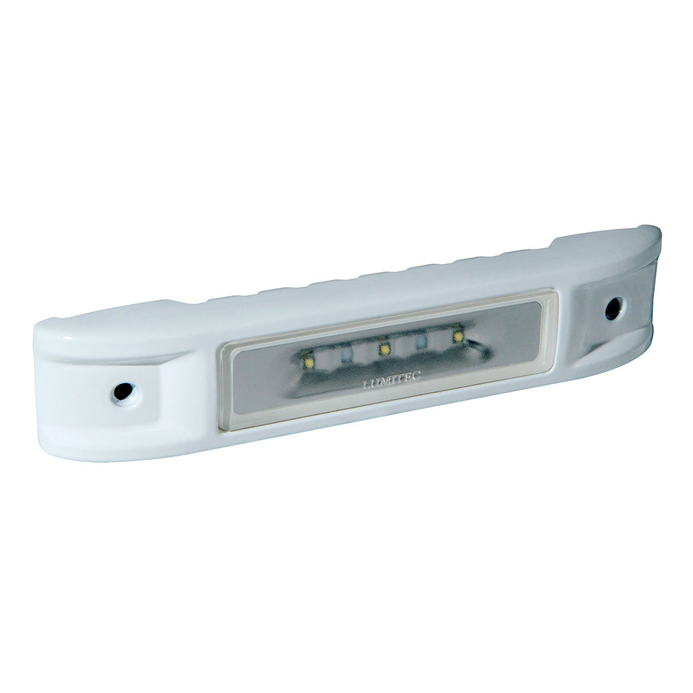 Lumitec Ibiza LED Engine Room Light - Red/White Dimming - White Finish - Deckhand Marine Supply
