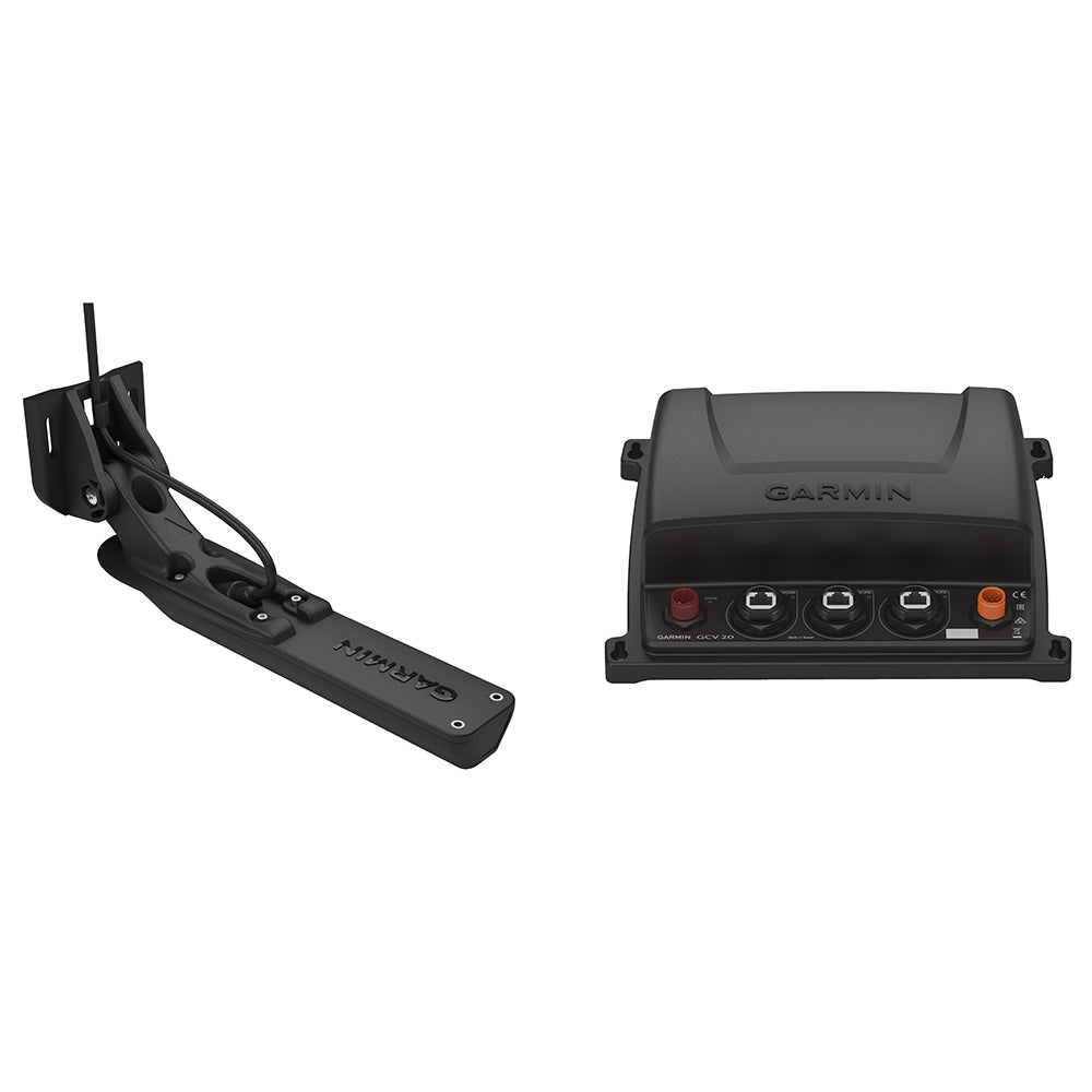Garmin GCV 20 Ultra HD Scanning Sonar Black Box w/GT34UHD-TM Ultra HD Transom Mount Transducer - Deckhand Marine Supply