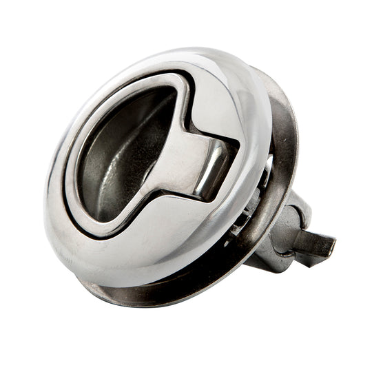 Whitecap Mini Slam Latch Stainless Steel Locking Pull Ring - Deckhand Marine Supply
