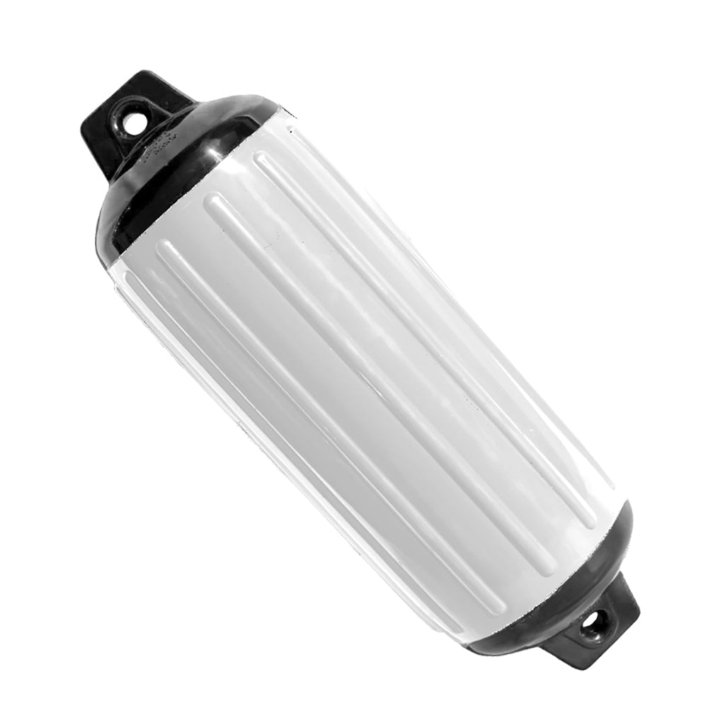 Taylor Made Super Gard 8.5" x 26" Inflatable Vinyl Fender - White - Deckhand Marine Supply