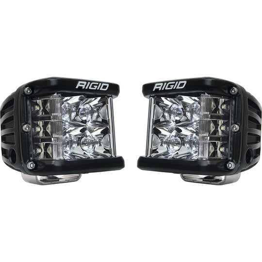 RIGID Industries D-SS Series PRO Spot Surface Mount - Pair - Black - Deckhand Marine Supply