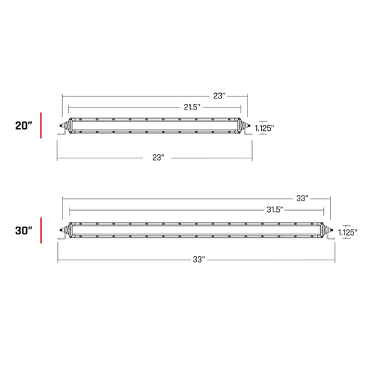 RIGID Industries SAE Compliant SR-SRS 20" Light Bar - Black - Deckhand Marine Supply