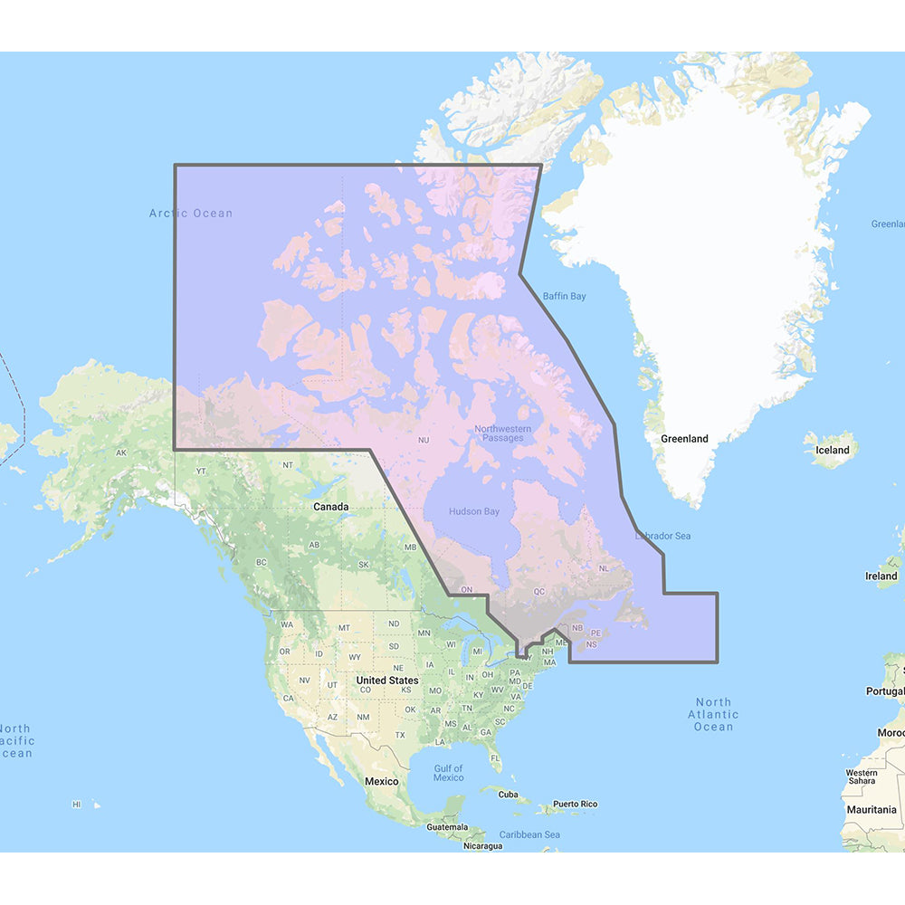 Furuno Canada North  East - Vector Charts, 3D Data  Standard Resolution Satellite Photos - Unlock Code - Deckhand Marine Supply