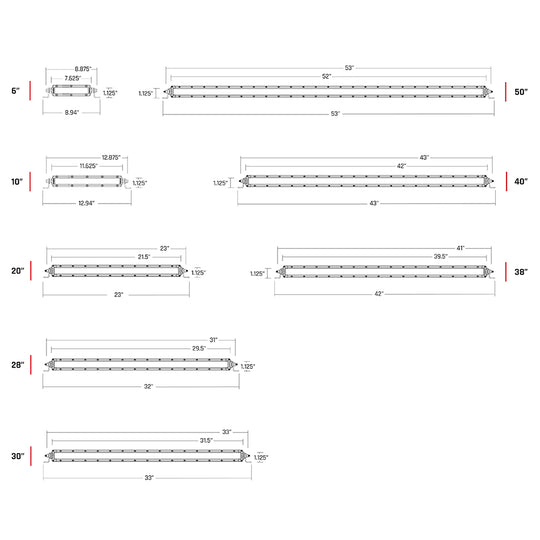 RIGID Industries SR-Series PRO LED 30" Spot/Flood Combo - White - Deckhand Marine Supply