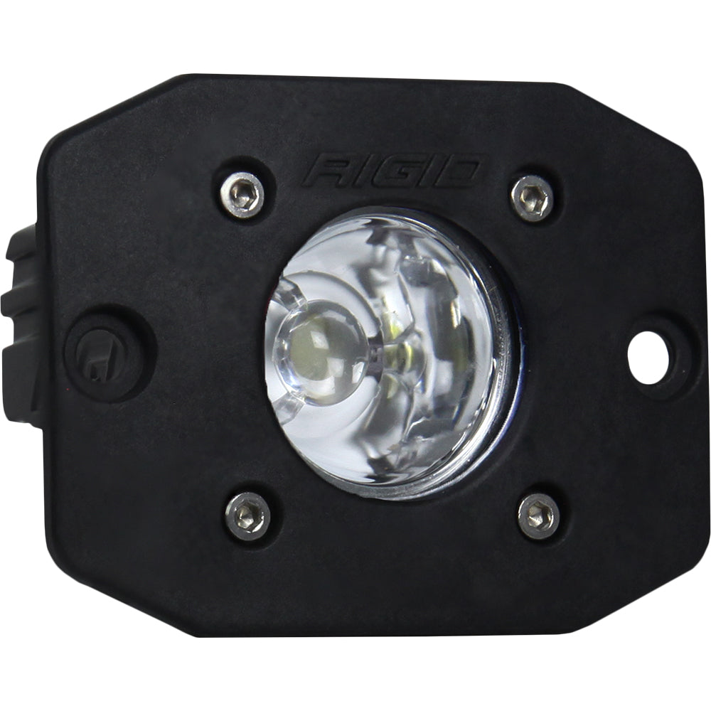 RIGID Industries Ignite Flush Mount Flood - Single - Black - Deckhand Marine Supply