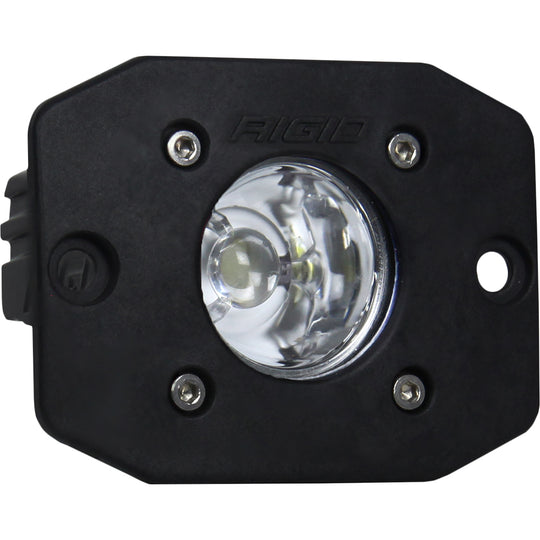 RIGID Industries Ignite Flush Mount Flood - Single - Black - Deckhand Marine Supply