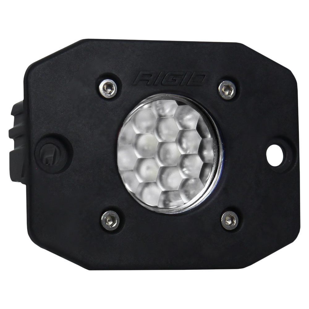RIGID Industries Ignite Flush Mount Diffused - Single - Black - Deckhand Marine Supply