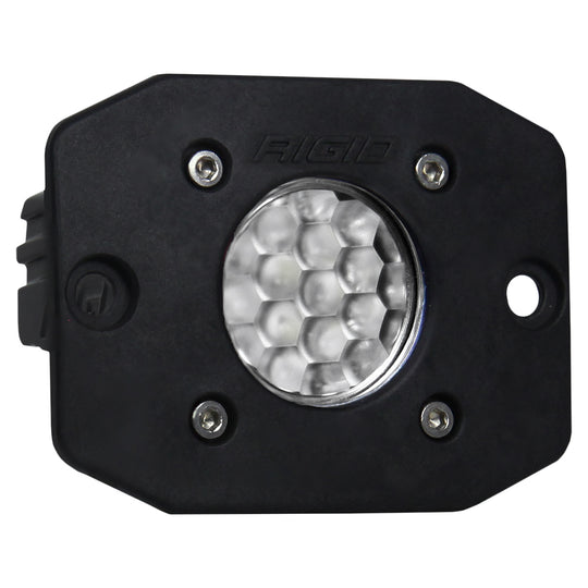 RIGID Industries Ignite Flush Mount Diffused - Single - Black - Deckhand Marine Supply