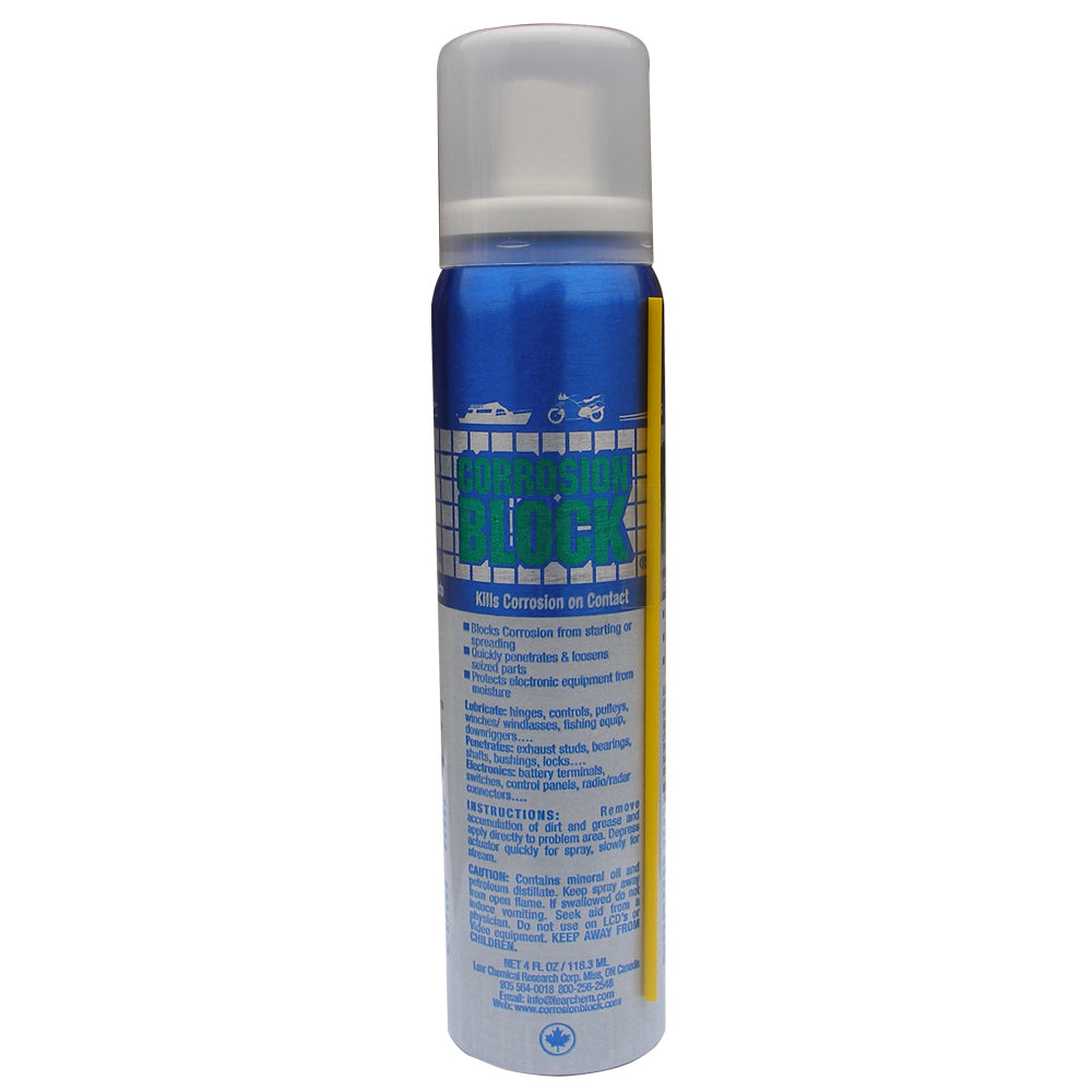 Corrosion Block Liquid Pump Spray - 4oz - Non-Hazmat, Non-Flammable  Non-Toxic - Deckhand Marine Supply