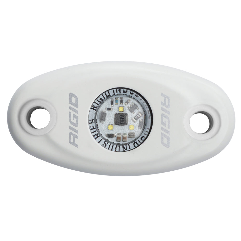 RIGID Industries A-Series White Low Power LED Light - Single - White - Deckhand Marine Supply
